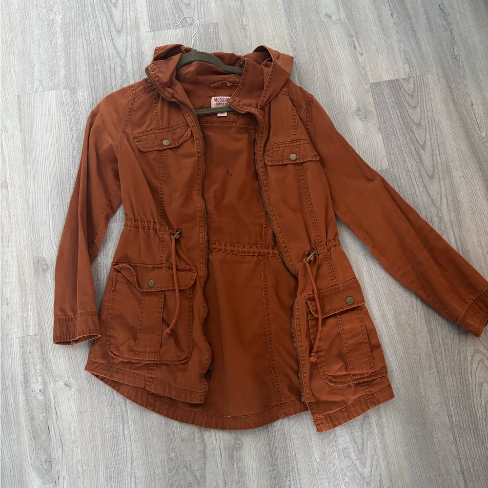 Burnt orange jacket